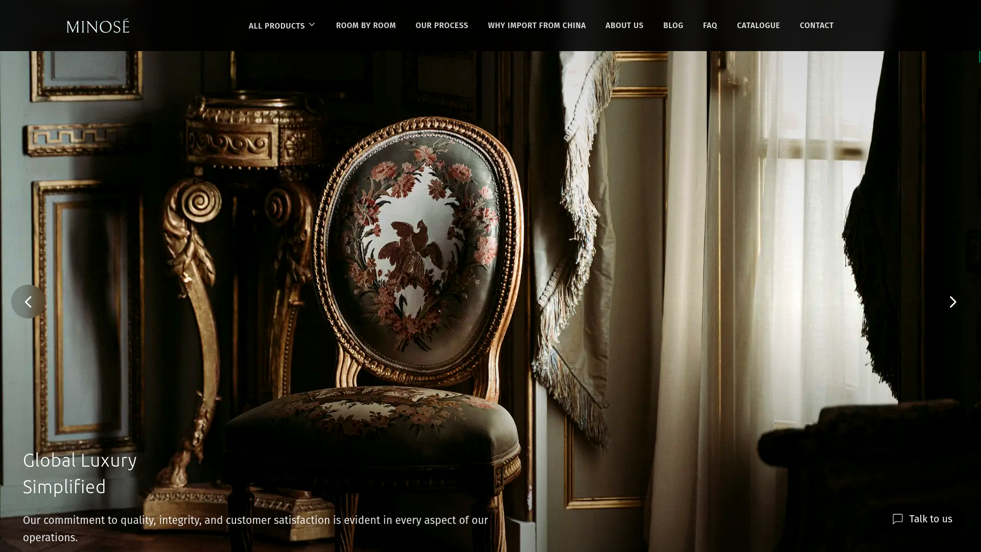 Minose E-commerce Platform